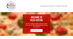 Desktop Screenshot of pizzahotlineonline.com