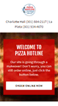 Mobile Screenshot of pizzahotlineonline.com